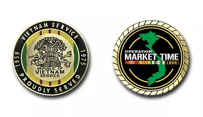 Operation Market Time Vietnam Challenge Coin • $16.95