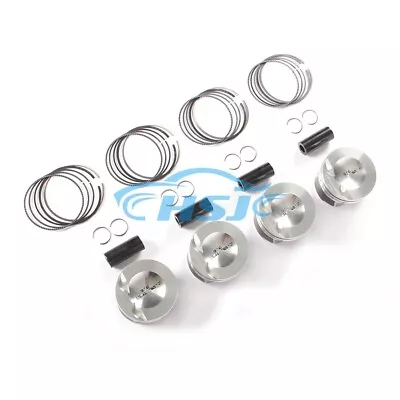 2.0T Engine Piston & Rings Kit 23MM Fit For VW Atlas Jetta Tiguan AUDI A4 A6 • $132.99