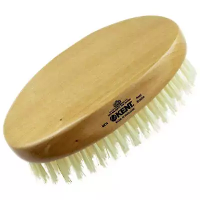 Mens Finest White Boar Bristle Cherrywood Military Hair Brush • $64