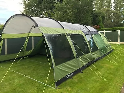 Outwell Palm Coast 600  6 Berth Family Tent With Porch. • £225