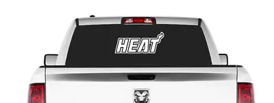 Miami Heat Car Decal / Heat Bumper Sticker / Miami Heat Team Sticker • $7.85