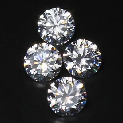 1.50 Ct White D Color VVS2 10 Pcs Lot Of 3.30 Mm Round Brilliant Cut Diamonds • $50