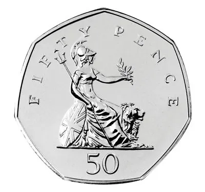 £2.95 • Buy Circulated 50p 1969 - 2008 Fifty Pence Coin British Britannia Coins Large Small