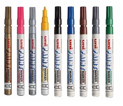 Uni-Ball Paint Marker Pen Fine PX-21 - Single - By Colour • £3.49