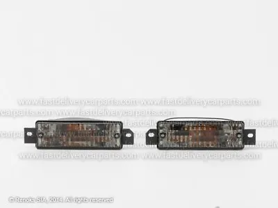 Bmw 3 E30 1988-1991 Turn Signal Lamp In Bumper Smoke Crystal Lens Tuning Pair • $43.50