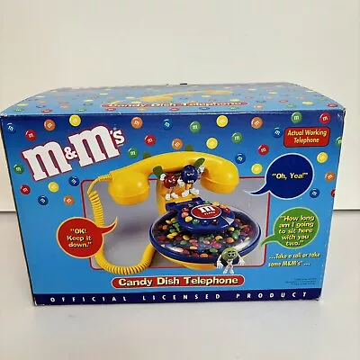 Vintage M&M's Candy Dish Telephone Brand New • $64.79