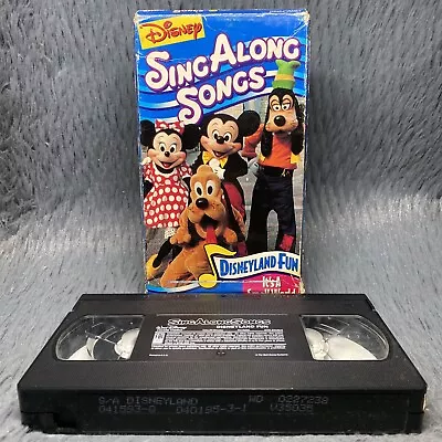 Disneys Sing Along Songs - Disneyland Fun: Its A Small World VHS 1993 Movie Film • $13.99