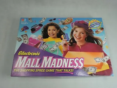 Vintage Mall Madness Board Game 1996 Missing Instructions Tested WORKING • $129.95