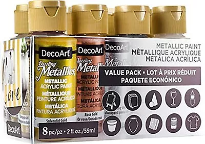 DecoArt Acrylic Paint Valuepacks - Crafters - Americana - Dazzling - Outdoor • £25