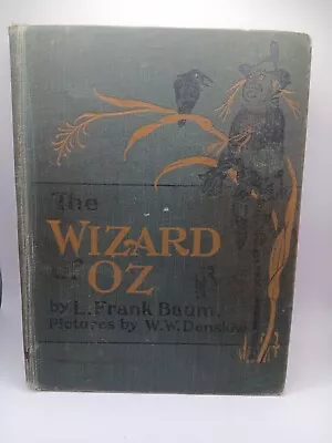 Vintage 1903 THE WIZARD OF OZ  By L Frank Baum & Denslow Art Donohue 3rd Edition • $6.50