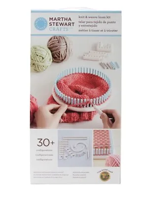 NEW Martha Stewart Crafts Knit And Weave Loom Kit 30 Patterns Easy Craft Fun • $24.99