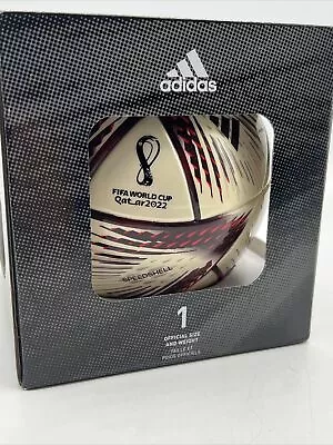 Adidas AL-Hilm Soccer Ball Qatar World Cup 2022 Match Ball Replica Mini Size 1 • $17.95