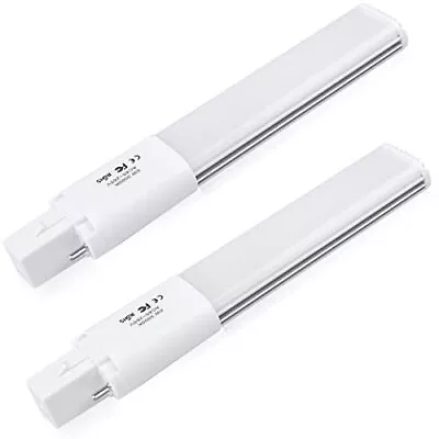 2-Pack 6W LED PL Retrofit Lamp G23 2-Pin Base 13W CFL/Compact Fluorescent Lam... • $27.82