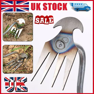 Uprooting Weeding Tool Garden Weeding Artifact Root Pulling Tool With LongHandle • £5.54