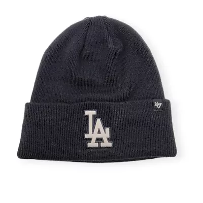 Authentic '47 Los Angeles Dodgers Basic Knit Raised Cuffed Beanie Hat • $21.99