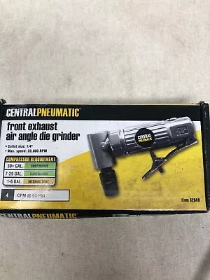 Central Pneumatic 1/4 In. Front Exhaust Right Angle Air Die Grinder #52848 • $30