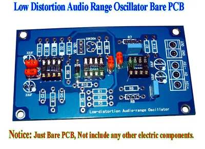 Low Distortion Audio Range Oscillator 1KHz Sine Wave Signal Generator PCB Board • $4.50