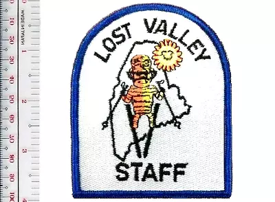 Vintage Skiing Lost Valley Ski Resort Staff Auburn Maine Patch Vel Hooks • $10.99