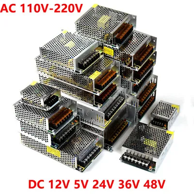 $2.58 • Buy Switching Power Supply DC 5V 12V 24V 36V Light Transformer Adapter For LED Strip