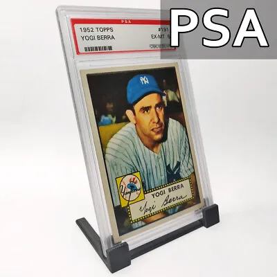 PSA Graded Card Stand Holder Display ⭐ 5-pack ⭐ Black ⭐ Original Minimal Design • $10