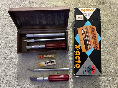 Vintage X-acto No. 82 Knife Chest Original 1971 Box Set With Extras • $36