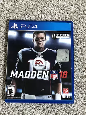 Madden NFL 18 - Sony PlayStation 4 PS4 Tom Brady • $6.64