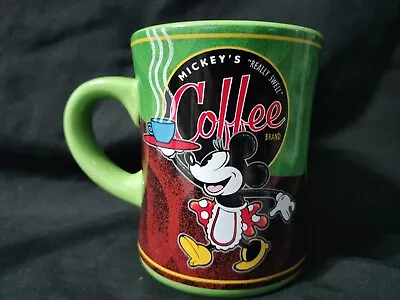 Mickey's Really Swell Coffee Cup Mug Minnie Mouse Disney Theme Perks Authentic  • $17.99