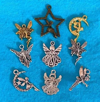 Tibetan Alloy Angel Charms Angels Fairy Fairies Antique Silver Large Selection • £2.25