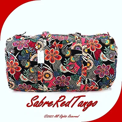 Nwt Vera Bradley Quilted Xl Traveler Duffel Bag Kauai Floral • $79.99