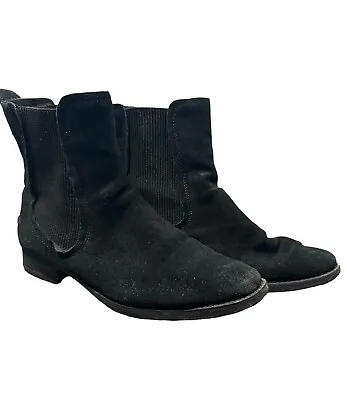 UGG Ladies Dark Navy Suede Chelsea Ankle Boots Size UK 6.5 • £20.91