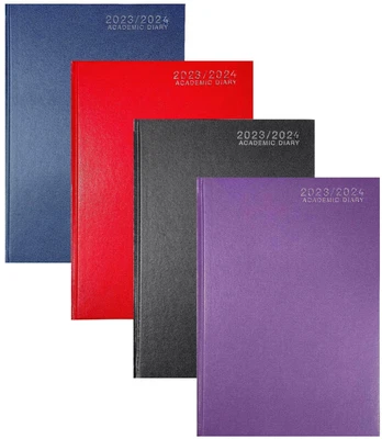 £3.99 • Buy 2023-2024 A4/A5 Academic Student Teacher One Week To View Diary Casebound Cover