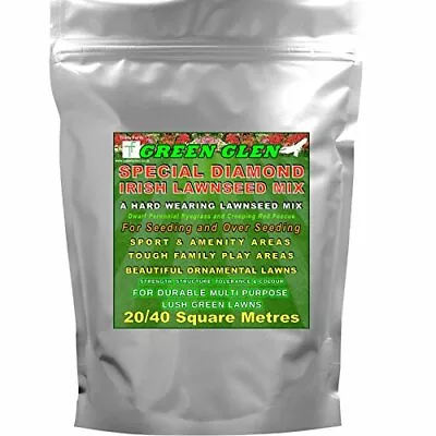 Hard Wearing Grass Seed - Sun & Shade All Soil Types Lawn Seed Mix • £9.95