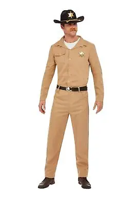 Smiffys Men's 80s Sheriff Costume 80s Sheriff Costume XL - Size 46 -48  • £23.53