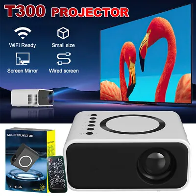 $54.14 • Buy Portable LED Mini Projector For Iphone Adroid Phones Support 1080P Video AU