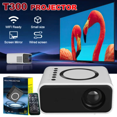 $54.14 • Buy Portable LED Mini Projector For Iphone Adroid Phones Support 1080P Video AU