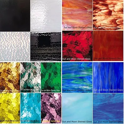Mosaic Glass Or Stained Glass Sheets (4 X6 ) -  Variety Packs_Free Shipping • $59.90