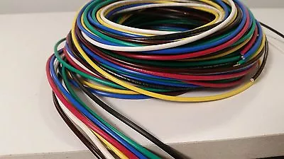 16 Gauge Wire 7 Colors 15 Ft Ea Primary Awg Stranded Copper Power Mtw Vw-1   • $26.94