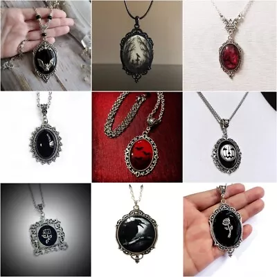 925 Silver Vintage Retro Necklace Gothic Women Men Party Band Jewelry Gifts • £4.02