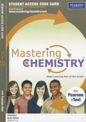 MasteringChemistry With Pearson EText Student Access Code Card For C - VERY GOOD • $203.79