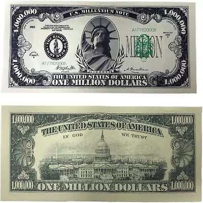 100 Classic Million Dollar Novelty Fake Play Joke Money Bills • $19.95