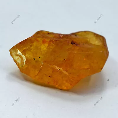 82.60 Ct NATURAL Yellow Sapphire Uncut ROUGH Earth Mined CERTIFIED • $24.94