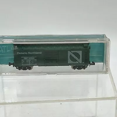 Atlas N Guage Scale Train Ontario Northland 40 FT Boxcar 3223 Original Box • $14.06