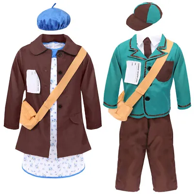 £12.99 • Buy Childs Wartime Costume World War 2 1940s Ww2 Kids Fancy Dress 1930s Boys Girls 