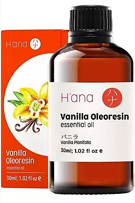 H’ana Pure Vanilla Essential Oil For Diffuser & Skin (30 Ml) - 100% Undiluted... • £6