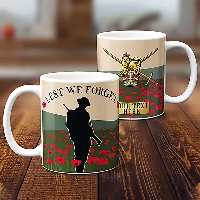 Personalised Army Logo Mug British Military Cup Offical Badge Dad Gift VPM67 • £12.95