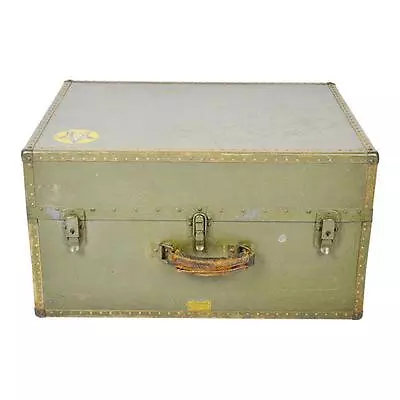 Authentic Military WWII Era Hartmann Seapack Trunk Chest • $395