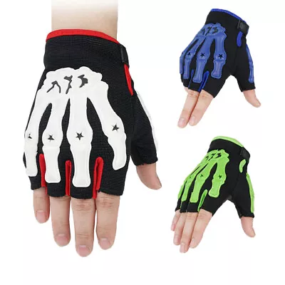 MTB Cycling Bike Gloves Half Finger Bicycle Motorcycle Fingerless Gloves For Men • $9.99