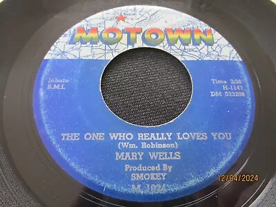 Rare Mary Wells  The One Who Really Loves U  1962 Usa Motown Northern Soul P/vg+ • $3.72