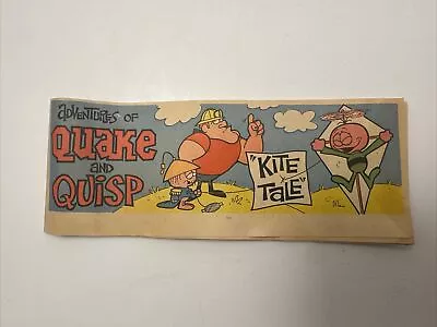 Vtg Adventures Quake And Quisp Kite Tale Booklet Cereal Comic Book Advertising • $25