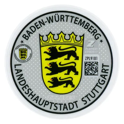 Stuttgart German License Plate Registration Seals For Mercedes-Benz And Porsche • $9.99